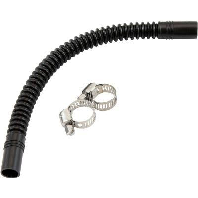 Flexible Fuel hose with clamps